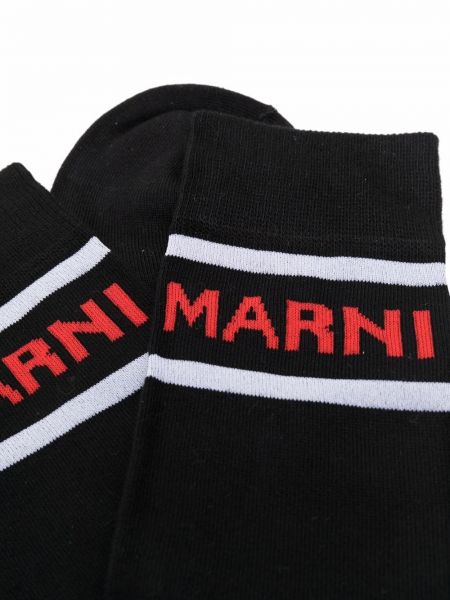Socken mit print Marni schwarz