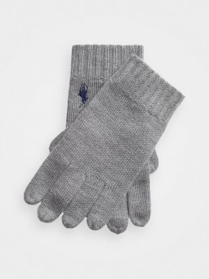 Перчатки Polo Ralph Lauren серые