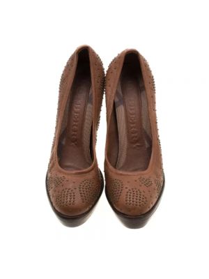 Calzado de cuero Burberry Vintage marrón