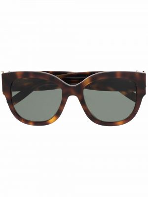 Sluneční brýle Saint Laurent Eyewear hnědé
