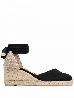 Espadrille mit absatz mit keilabsatz Castañer schwarz