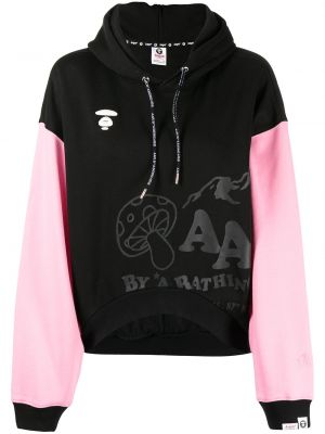 Bomull brodert hettegenser Aape By *a Bathing Ape® svart