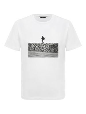 Хлопковая футболка 7 For All Mankind белая