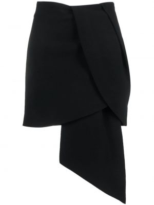 Drapované asymetrické sukně Federica Tosi černé