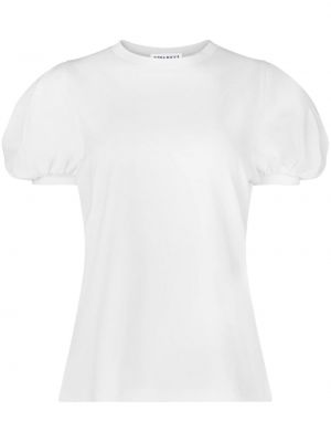 T-shirt en coton à manches bouffantes Nina Ricci blanc
