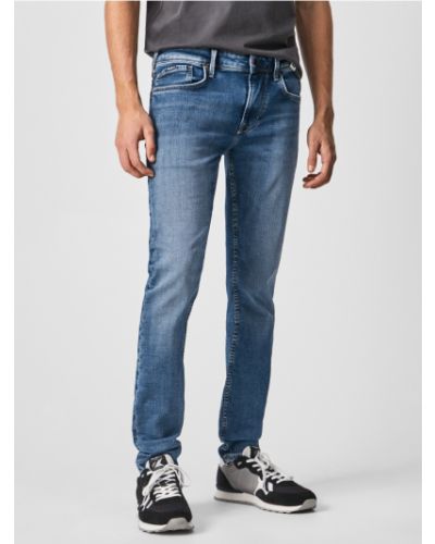 Slim fit skinny džíny Pepe Jeans modré