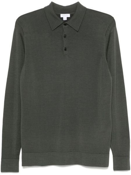 Poloshirt Sunspel grøn