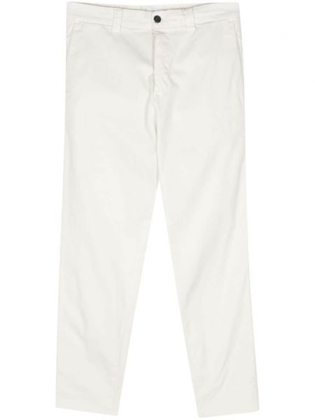 Pantaloni cu pliu presat Haikure alb