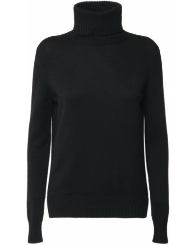 Кашмирен пуловер Loro Piana черно
