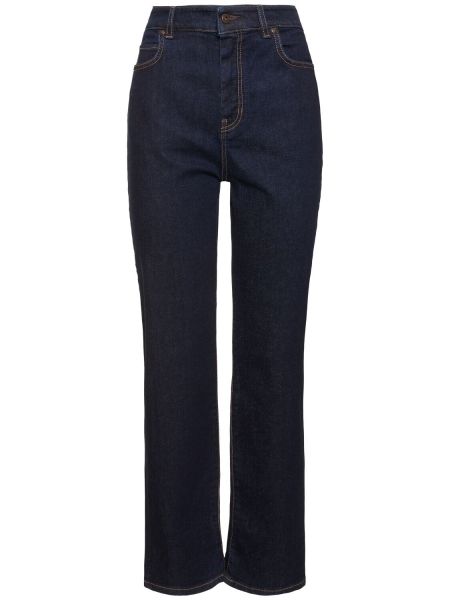 Straight leg-jeans Weekend Max Mara blå