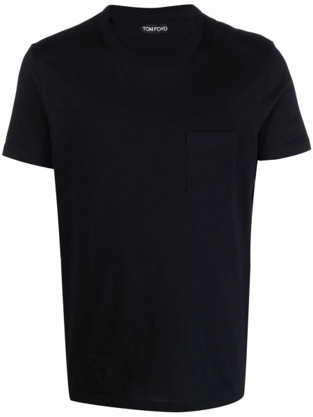 Camiseta con bolsillos Tom Ford negro