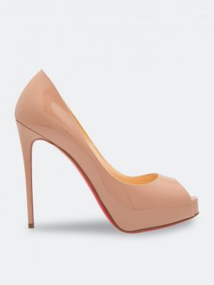 Туфли Christian Louboutin бежевые