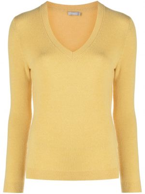 Jersey con escote v de tela jersey 12 Storeez amarillo