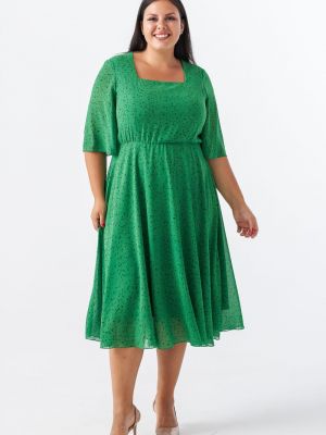 Зеленое платье Luxury
