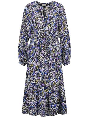 Kvetinové viskózové priliehavé košeľové šaty Gerry Weber