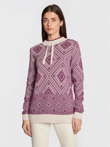 Длинный свитер Olsen фиолетовый