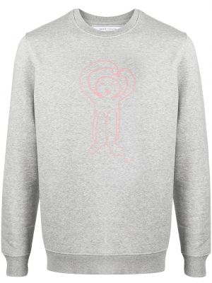 Jersey con estampado de tela jersey Société Anonyme gris