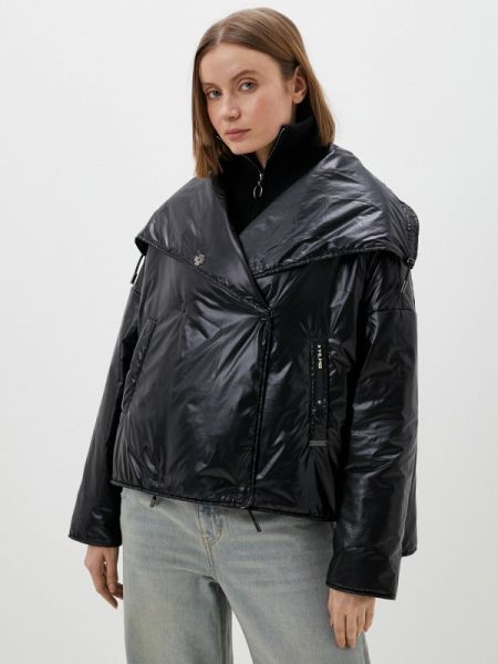 Утепленная демисезонная куртка Helmidge черная