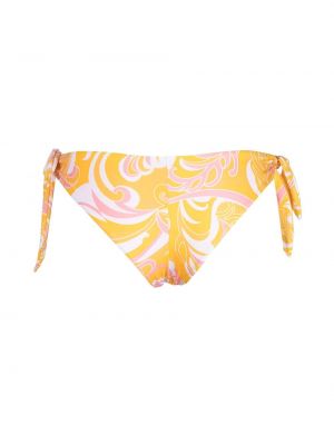 Bikini con estampado Emilio Pucci amarillo
