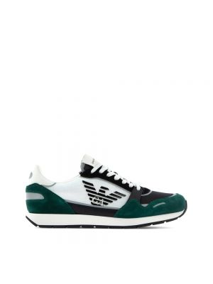 Sneakersy Giorgio Armani zielone