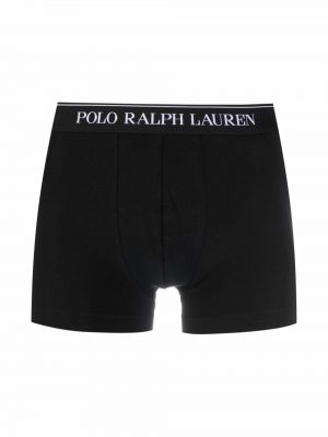 Calcetines con cordones de cuello redondo Polo Ralph Lauren negro
