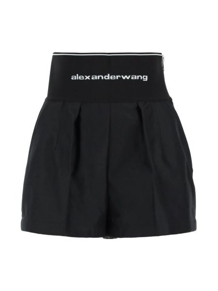Szorty bawełniane Alexander Wang czarne