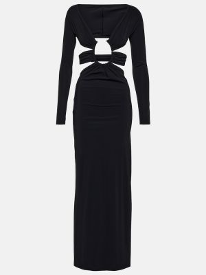 Dlouhé šaty Christopher Esber černé