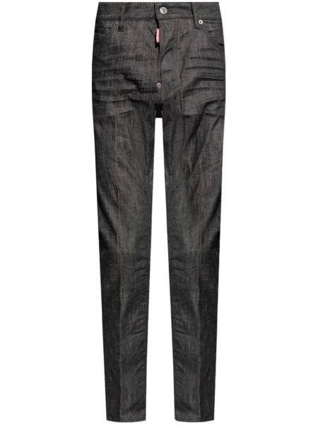 Skinny jeans aus baumwoll Dsquared2 grau