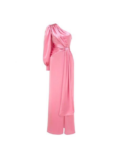 Maxikleid mit drapierungen Mvp Wardrobe pink
