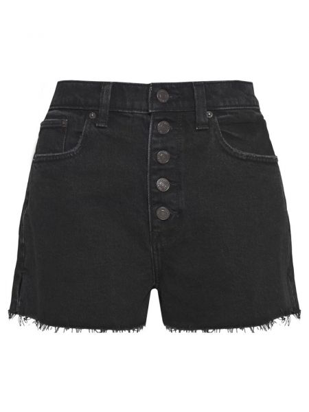 Czarne szorty jeansowe Abercrombie & Fitch