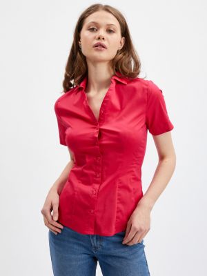 Риза с къс ръкав Orsay червено
