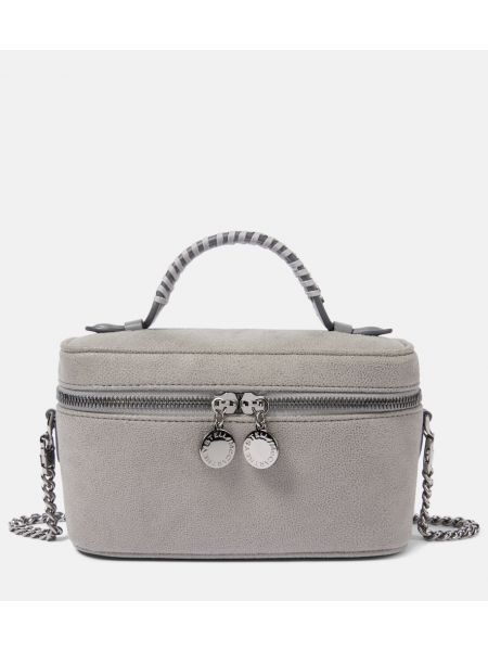 Imitert skinn lær mini bag Stella Mccartney grå