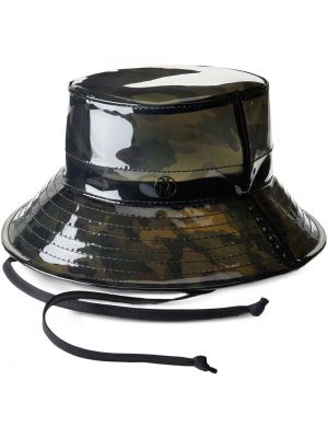 Cappello con stampa camouflage Maison Michel nero