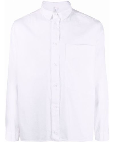 Camisa con botones con bolsillos Transit blanco