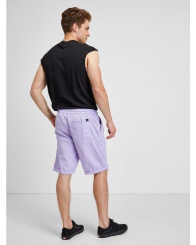Džínové šortky Tom Tailor Denim fialové