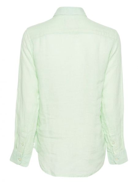 Camicia di cotone Peuterey verde