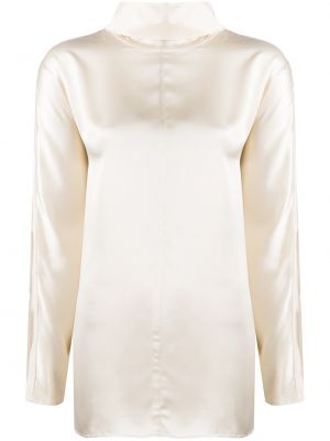 Шелковая блузка Co, белый