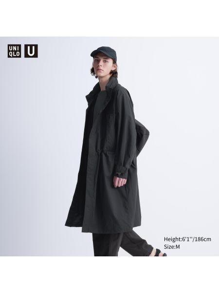 Пальто Uniqlo черное