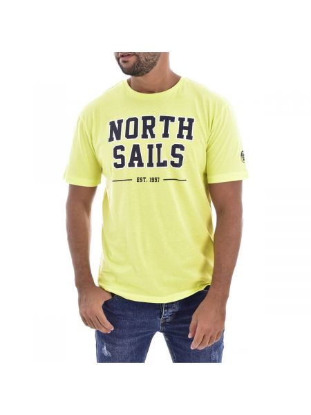 Tričko s krátkými rukávy North Sails žluté