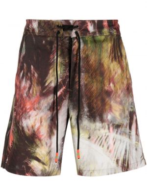 Shorts mit tropischem muster Alanui braun