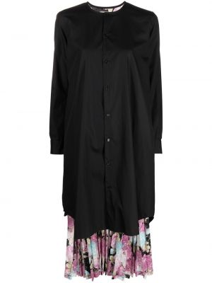 Памучна макси рокля Noir Kei Ninomiya черно