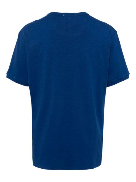T-krekls ar apaļu kakla izgriezumu Alex Mill zils