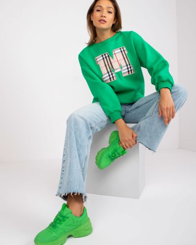 Mikina Fashionhunters zelená