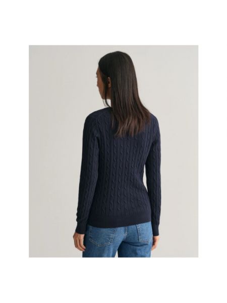 Jersey de algodón de tela jersey Gant azul