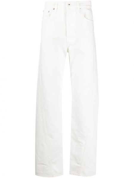 Jeans skinny di cotone Lanvin bianco