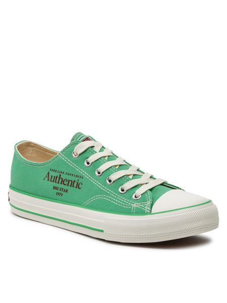 Sneakers με μοτίβο αστέρια με μοτίβο αστέρια Big Star πράσινο