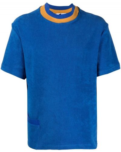 Camiseta con bolsillos Anglozine azul