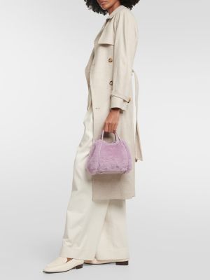 Nakupovalna torba Max Mara vijolična