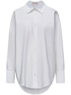 Chemise en coton avec manches longues 12 Storeez blanc