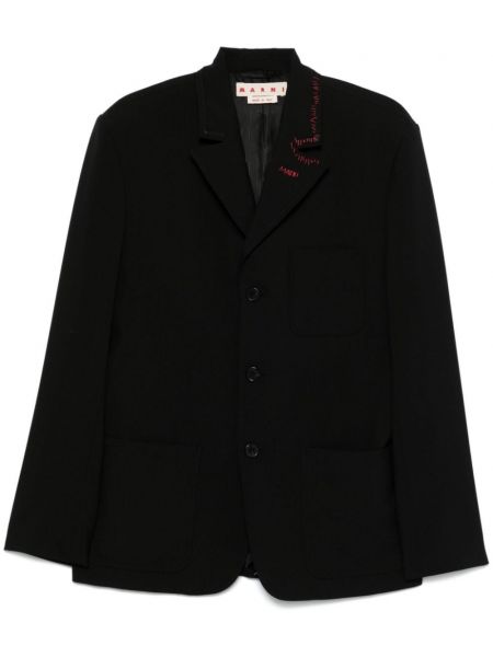 Uld blazer Marni sort